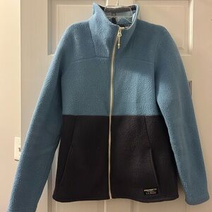 L.L. Bean Light Blue Fleece Jacket